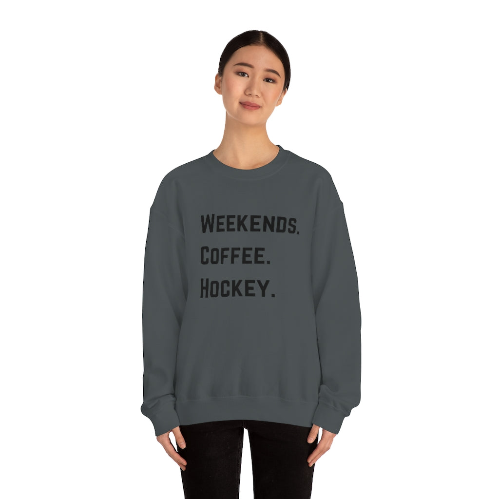 Weekends Coffee Hockey Mom Shirt, Hockey Sweatshirt, Vintage, Women's Hockey Sweatshirt, Sports, Beer, Tailgating, Wine,