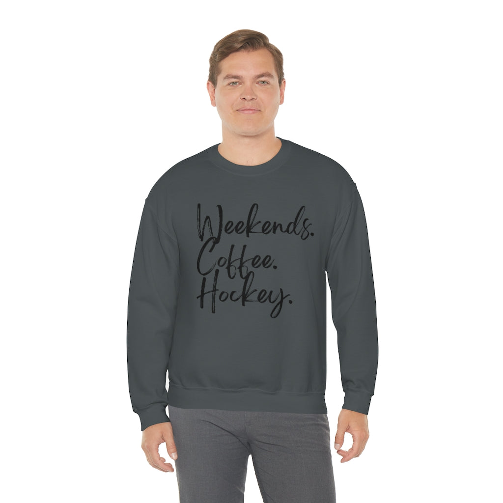 Weekends Coffee Hockey Mom Shirt, Hockey Sweatshirt, Vintage, Women's Hockey Sweatshirt, Sports, Beer, Tailgating, Wine,