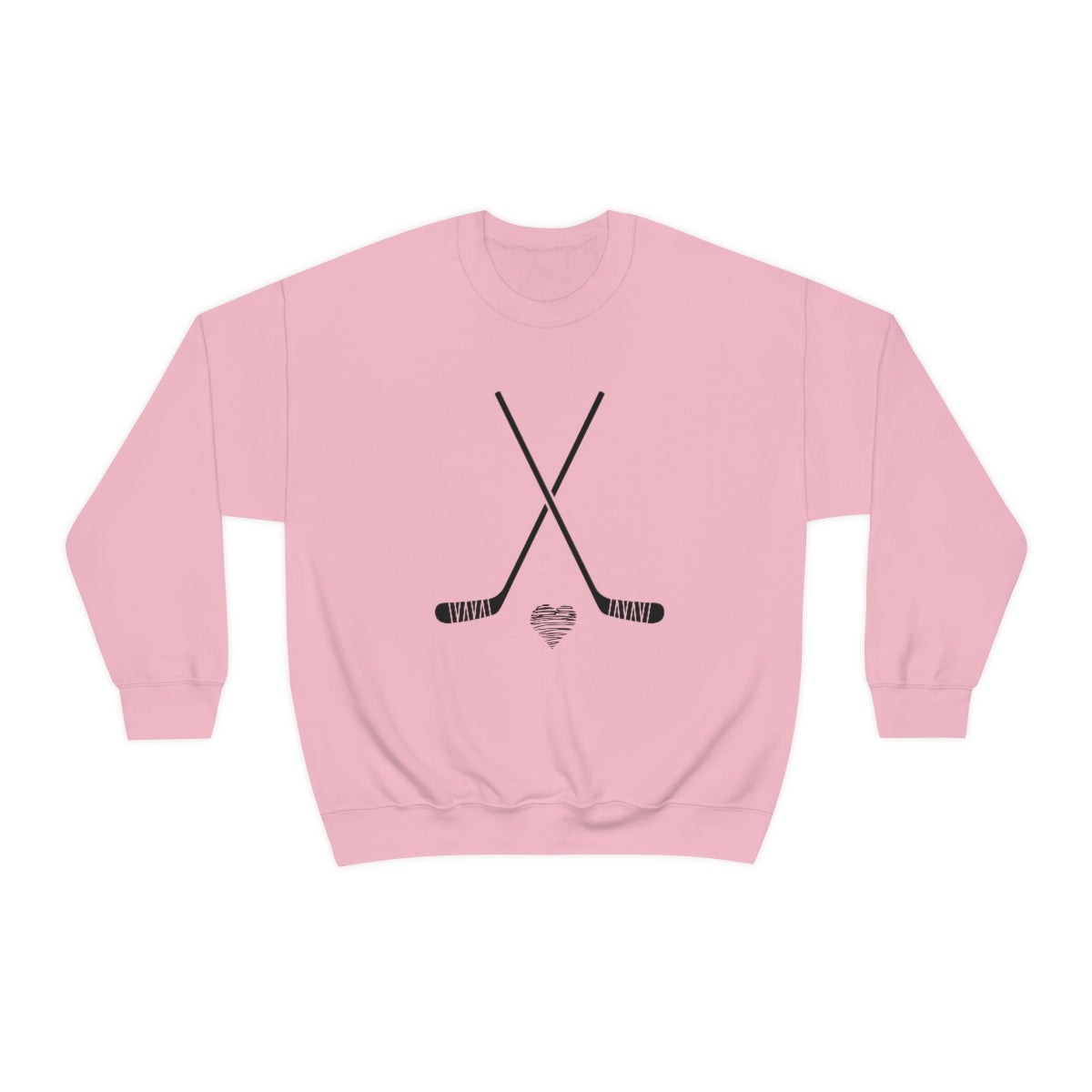 Hockey SweatShirt Heart Sticks | Hockey Mom Shirt | Hockey Sweatshirt | SweatShirt Women | Hockey Gifts | Sweaters for Women | Hockey Art