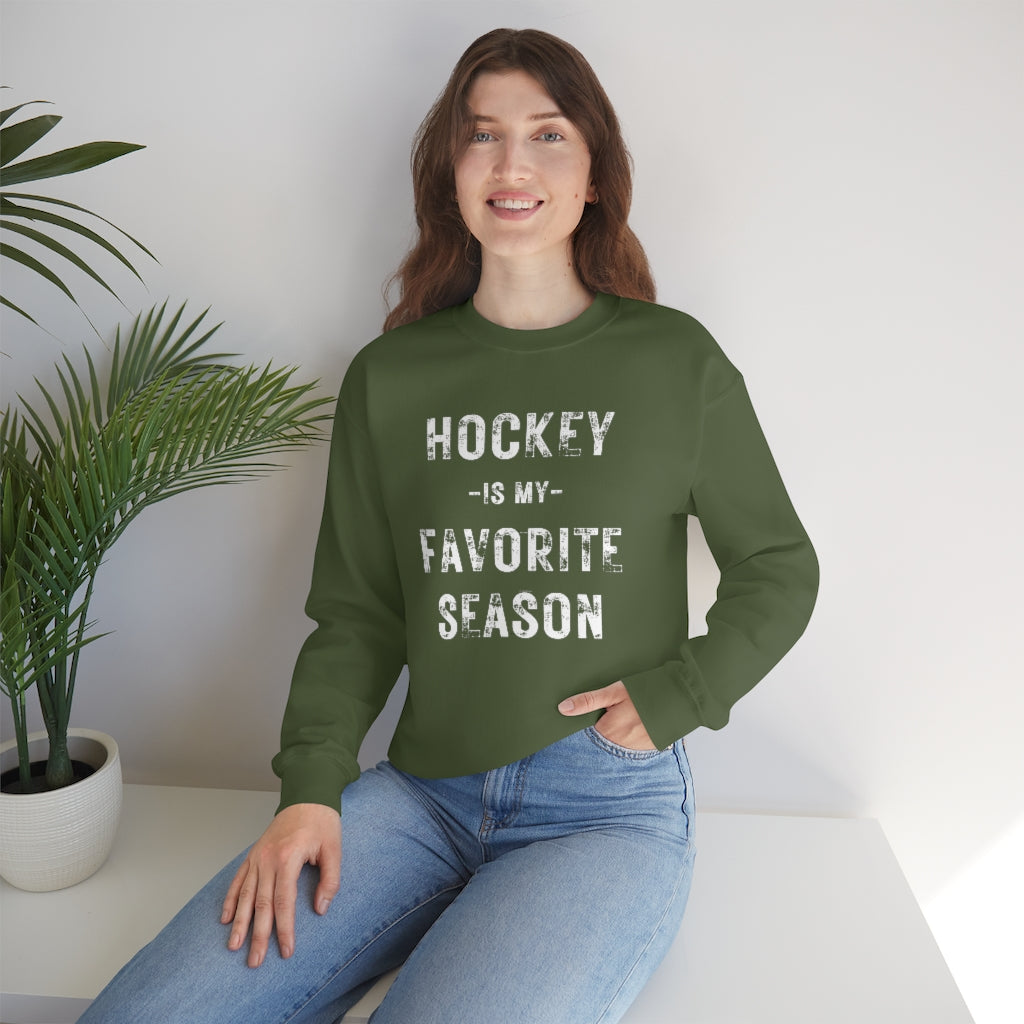 Hockey is my Favorite Season Sweatshirt, Hockey Sweatshirt, Vintage, Women's Hockey Sweatshirt, Sports, Beer, Tailgating, Wine, NHL