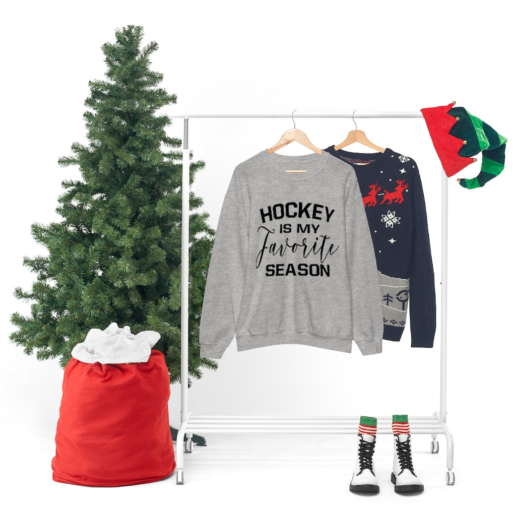 Hockey is my Favorite Season Sweatshirt, Hockey Sweatshirt, Vintage, Women's Hockey Sweatshirt, Sports, Beer, Tailgating, Wine, Sunday, NHL