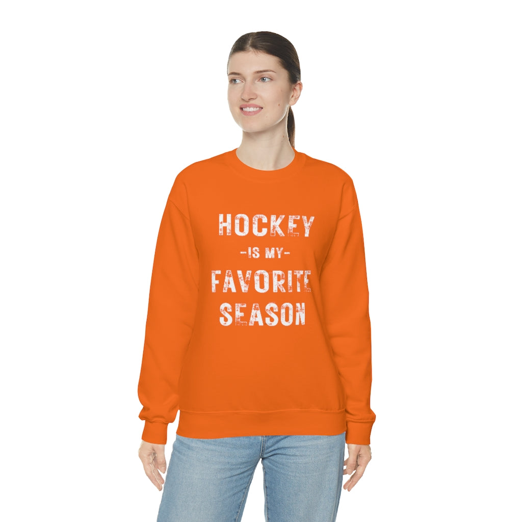 Hockey is my Favorite Season Sweatshirt, Hockey Sweatshirt, Vintage, Women's Hockey Sweatshirt, Sports, Beer, Tailgating, Wine, NHL