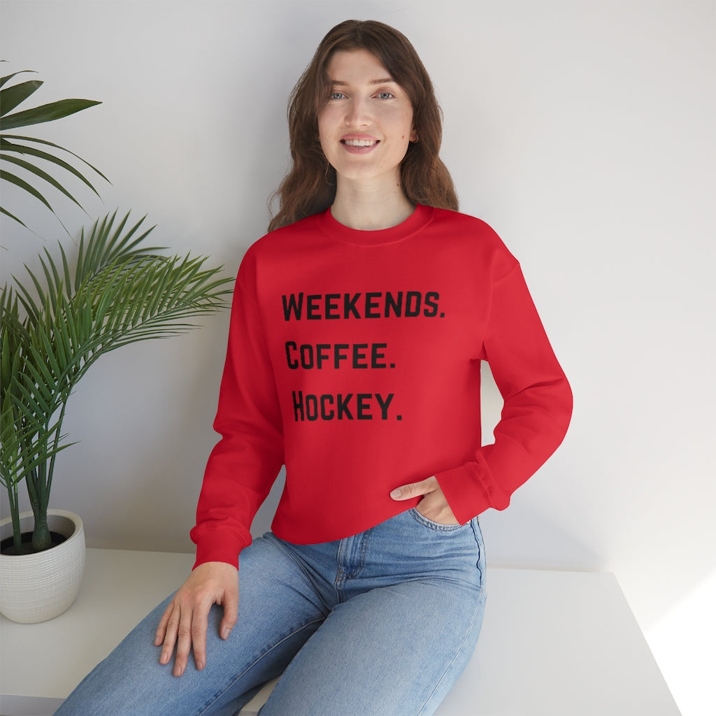 Weekends Coffee Hockey Mom Shirt, Hockey Sweatshirt, Vintage, Women's Hockey Sweatshirt, Sports, Beer, Tailgating, Wine,