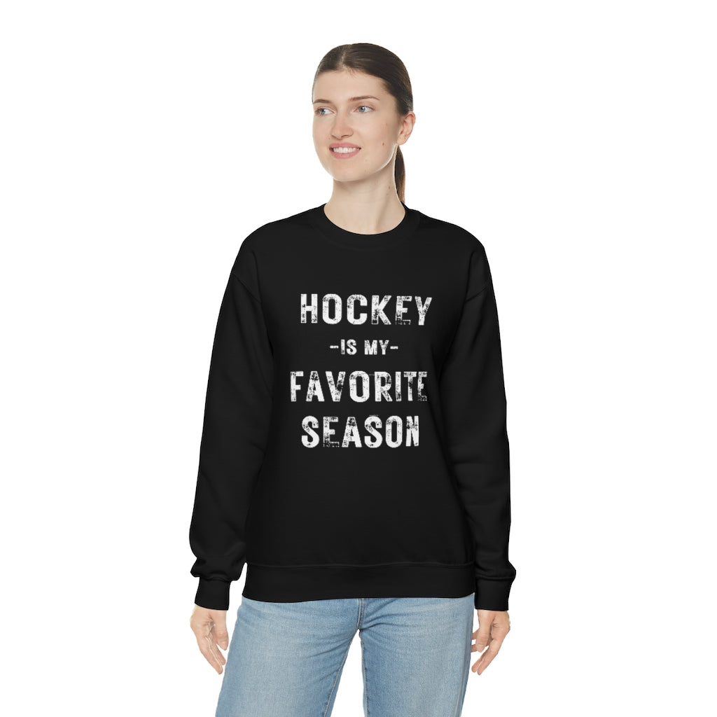 Hockey is my Favorite Season Sweatshirt, Hockey Sweatshirt, Vintage, Women's Hockey Sweatshirt, Sports, Beer, Tailgating, Wine, NHL