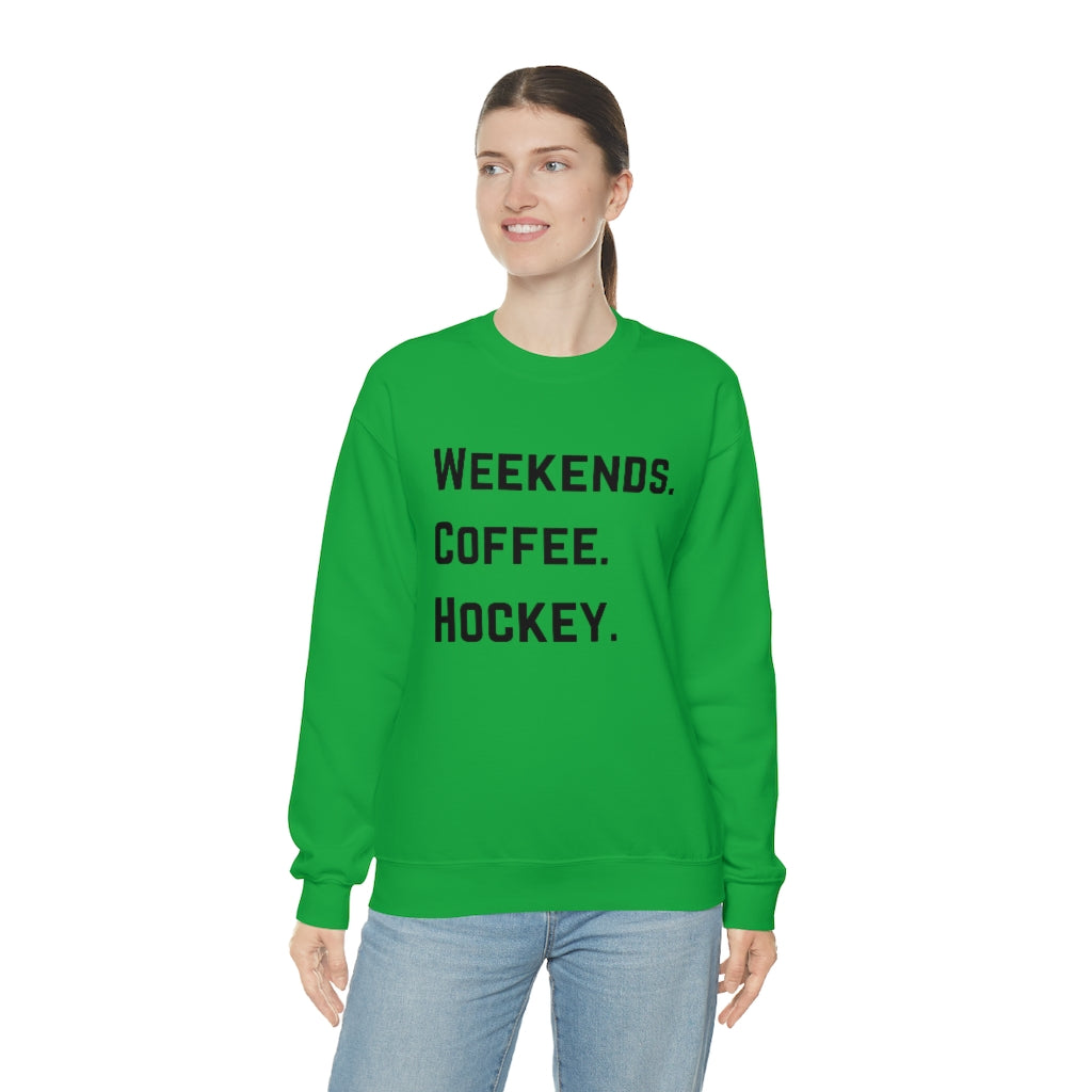 Weekends Coffee Hockey Mom Shirt, Hockey Sweatshirt, Vintage, Women's Hockey Sweatshirt, Sports, Beer, Tailgating, Wine,