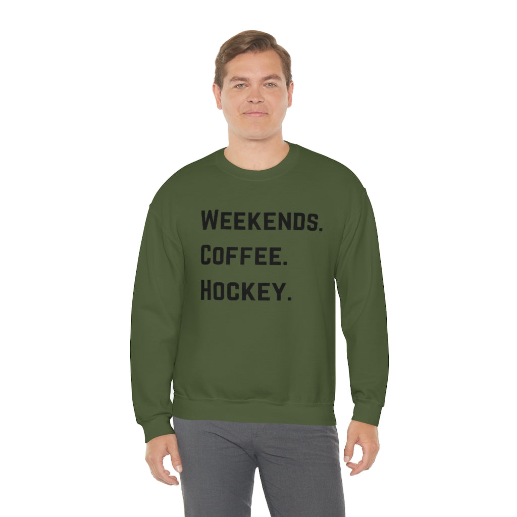 Weekends Coffee Hockey Mom Shirt, Hockey Sweatshirt, Vintage, Women's Hockey Sweatshirt, Sports, Beer, Tailgating, Wine, NHL