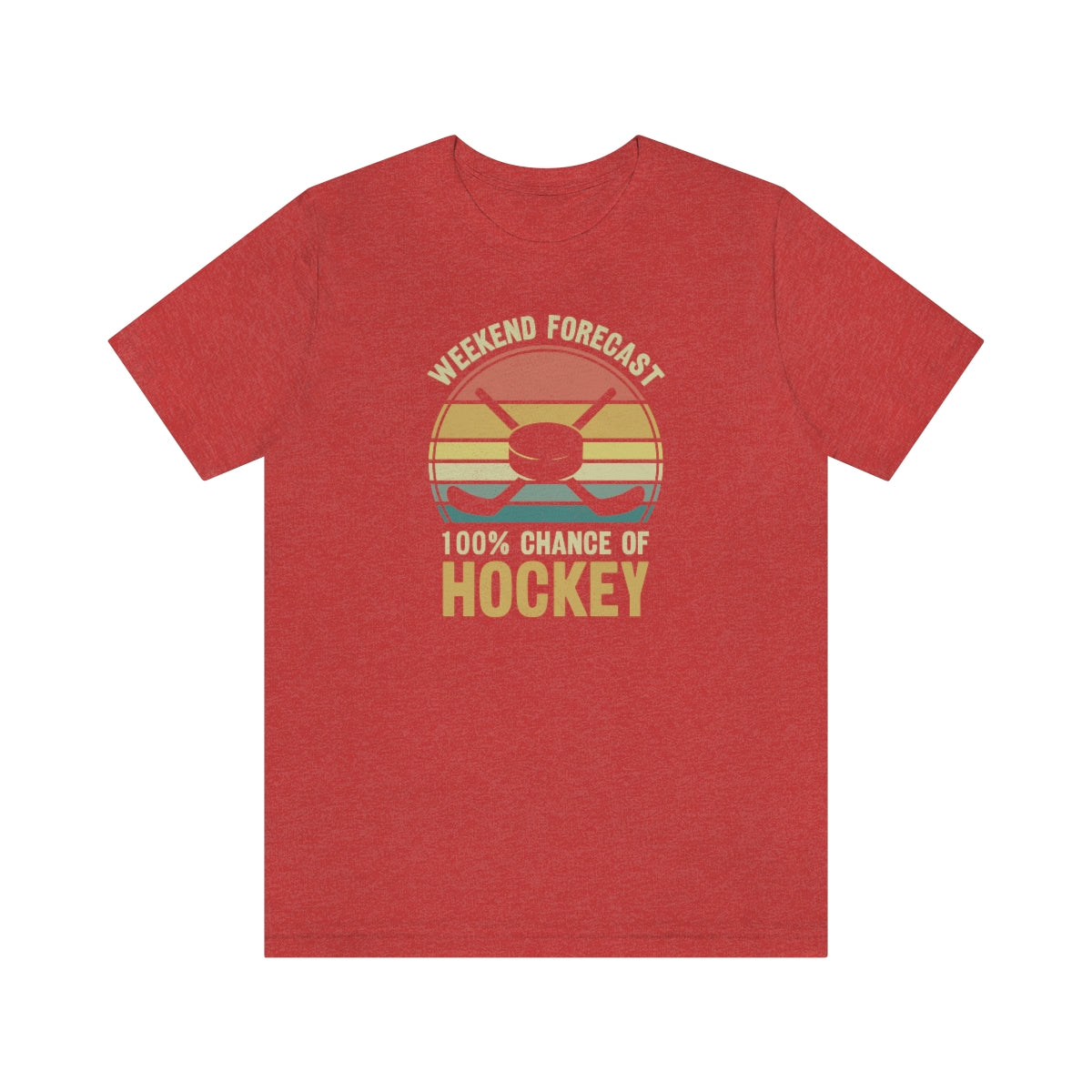 80's Retro Hockey Shirt | Vintage Eighties Hockey Gift For Men, Women & Kids Unisex Jersey Short Sleeve Tee, Hockey Mom, Hockey Dad