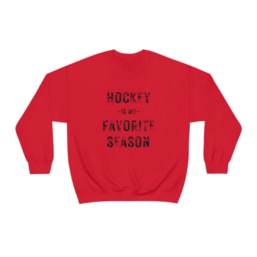 Hockey is my Favorite Season Sweatshirt, Hockey Sweatshirt, Vintage, Women's Hockey Sweatshirt, Sports, Beer, Tailgating, Wine, Sunday NHL