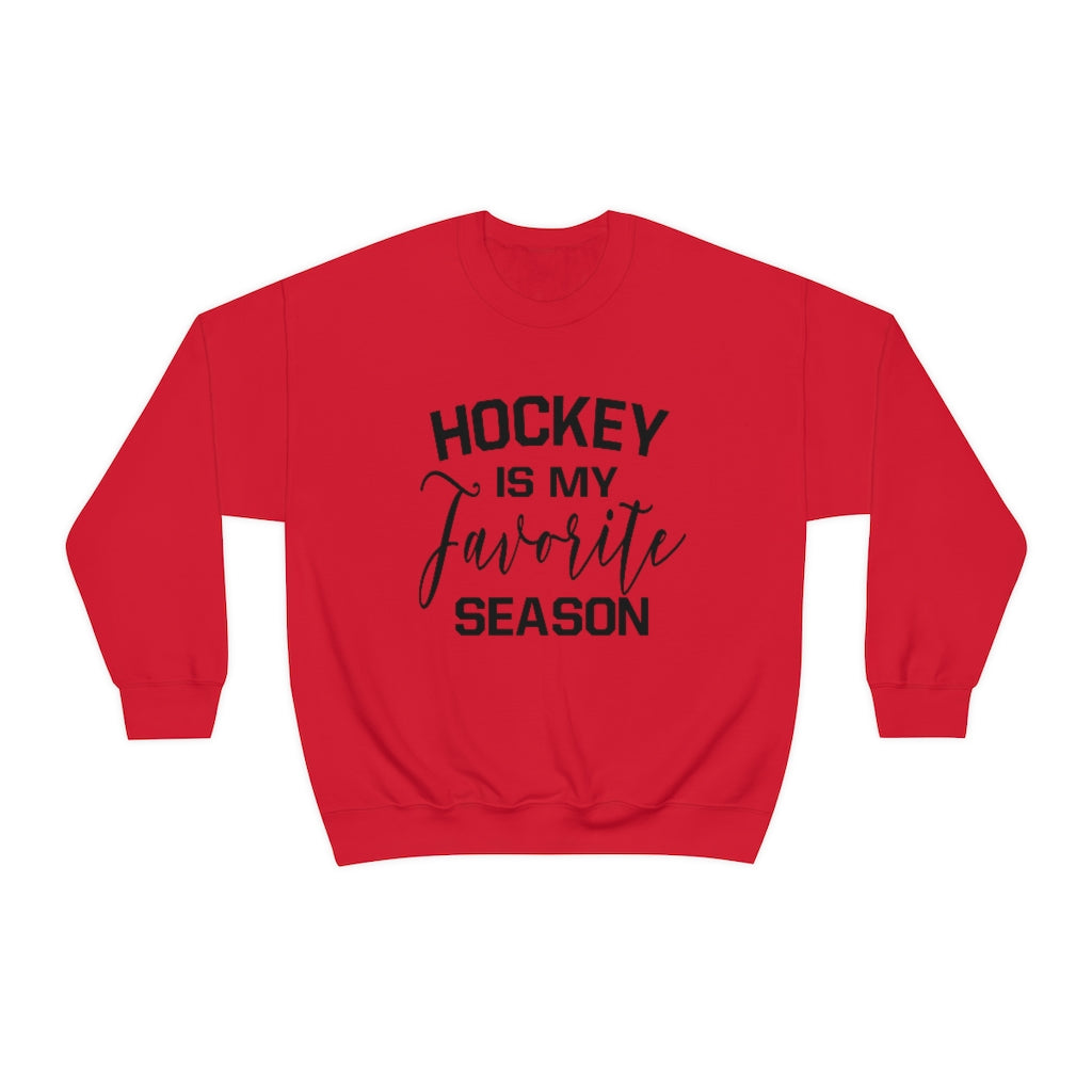 Hockey is my Favorite Season Sweatshirt, Hockey Sweatshirt, Vintage, Women's Hockey Sweatshirt, Sports, Beer, Tailgating, Wine, Sunday, NHL