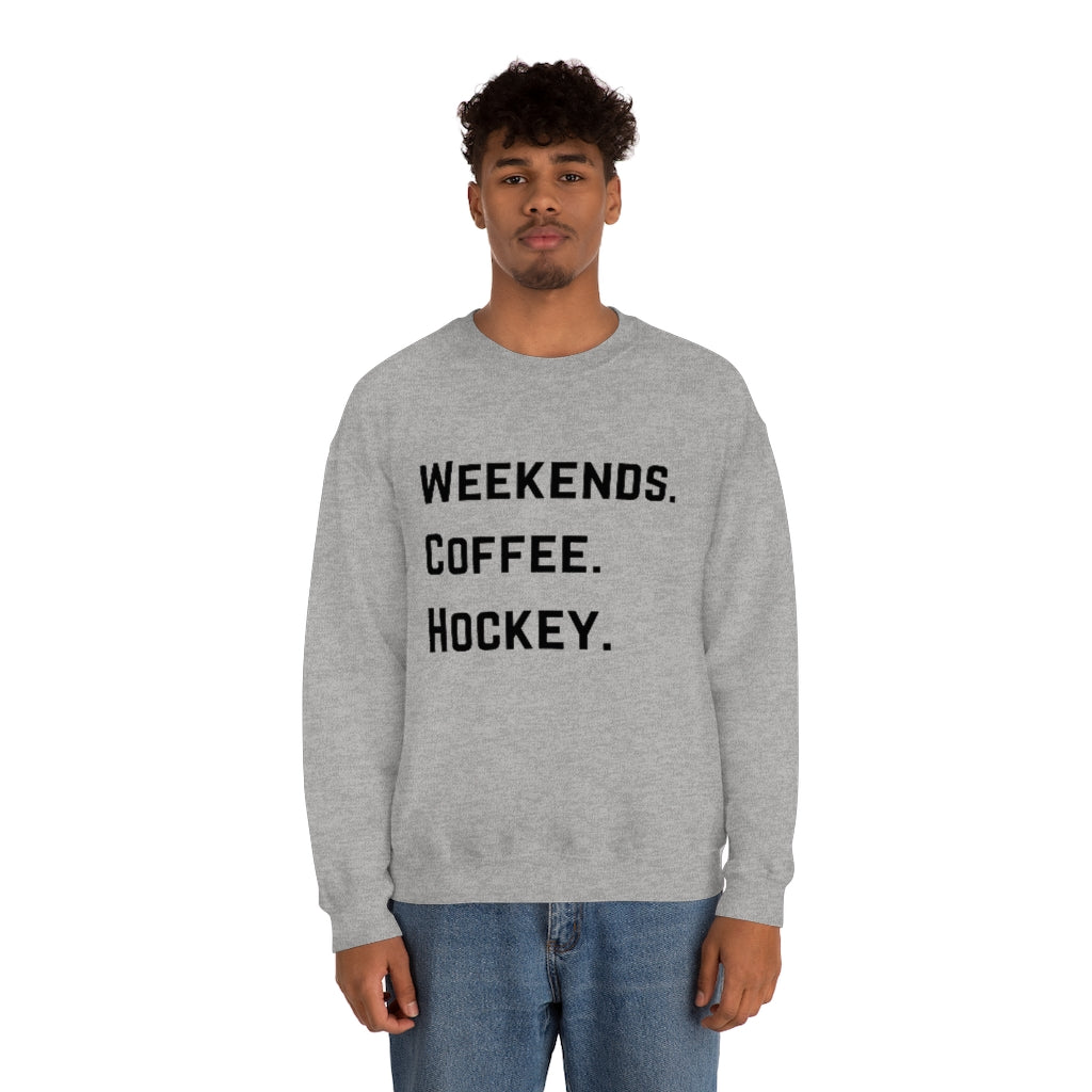 Hockey crewneck cheap