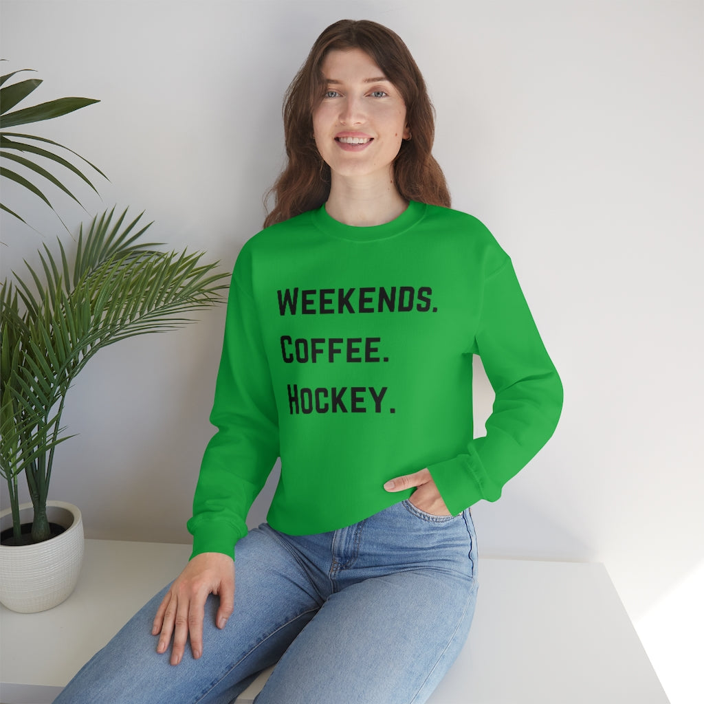 Weekends Coffee Hockey Mom Shirt, Hockey Sweatshirt, Vintage, Women's Hockey Sweatshirt, Sports, Beer, Tailgating, Wine, NHL