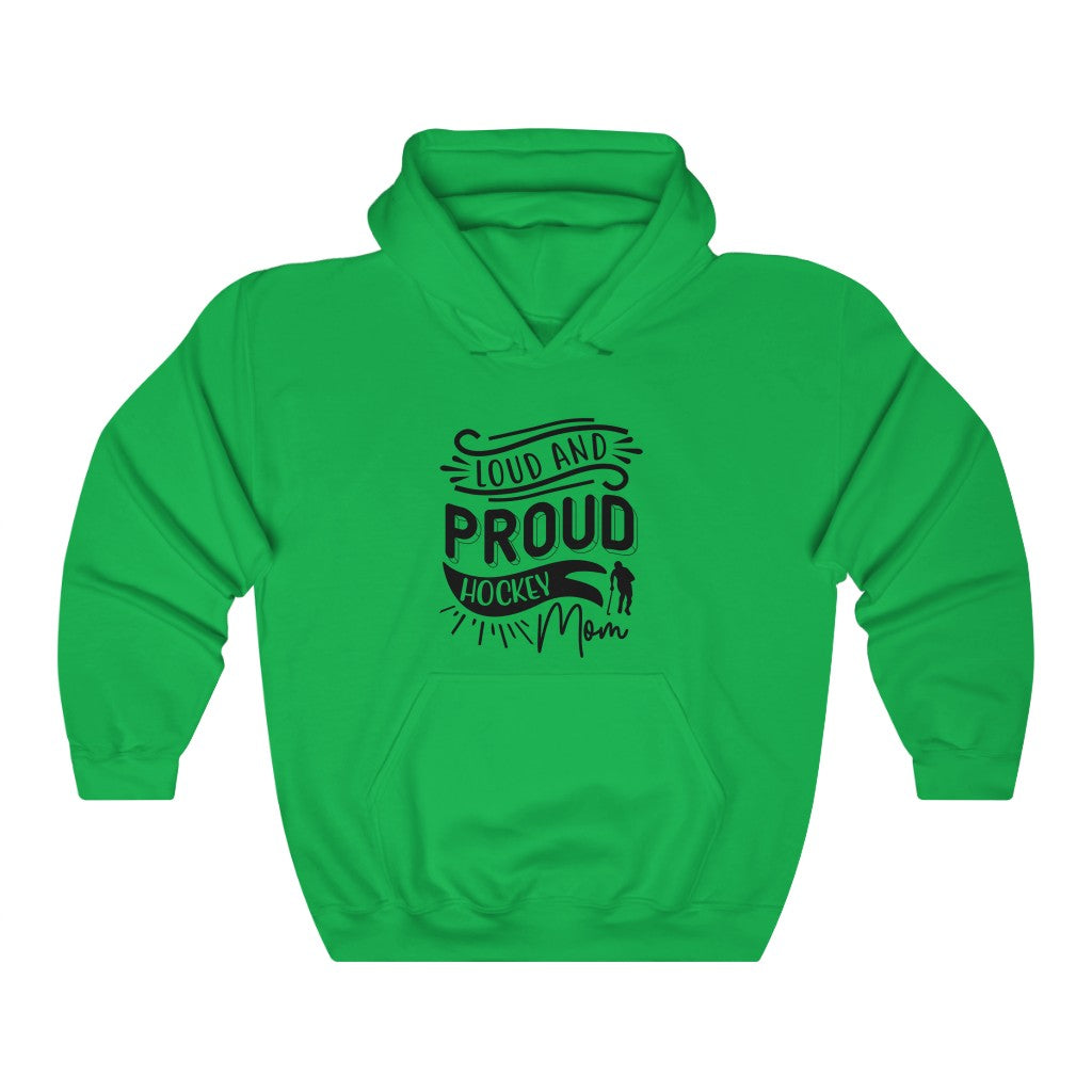 Loud and Proud Hockey Mom Gifts: Only Thing Tougher Than a Hockey Player Retro Vintage Unisex Heavy Blend Hooded Sweatshirt