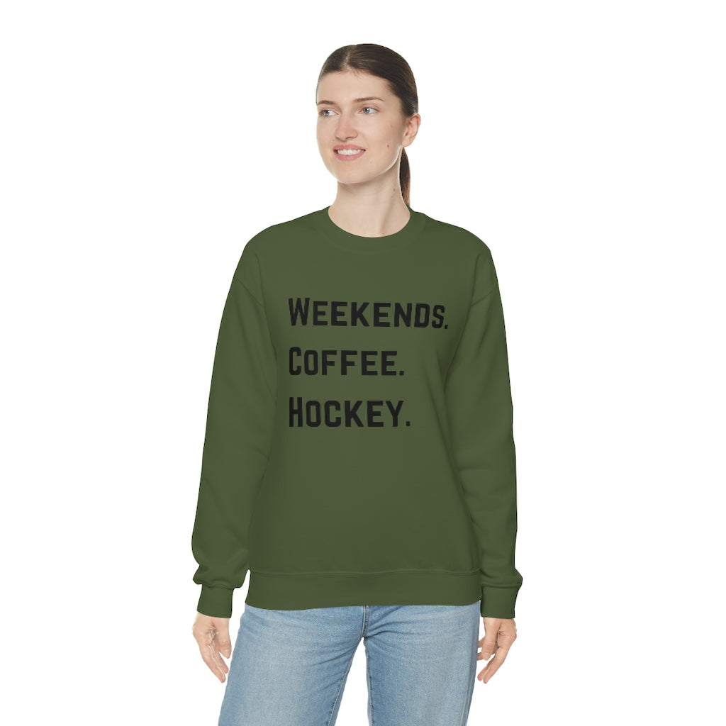 Weekends Coffee Hockey Mom Shirt, Hockey Sweatshirt, Vintage, Women's Hockey Sweatshirt, Sports, Beer, Tailgating, Wine,