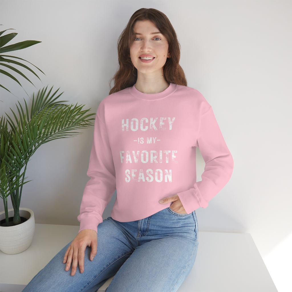 Hockey is my Favorite Season Sweatshirt, Hockey Sweatshirt, Vintage, Women's Hockey Sweatshirt, Sports, Beer, Tailgating, Wine, NHL