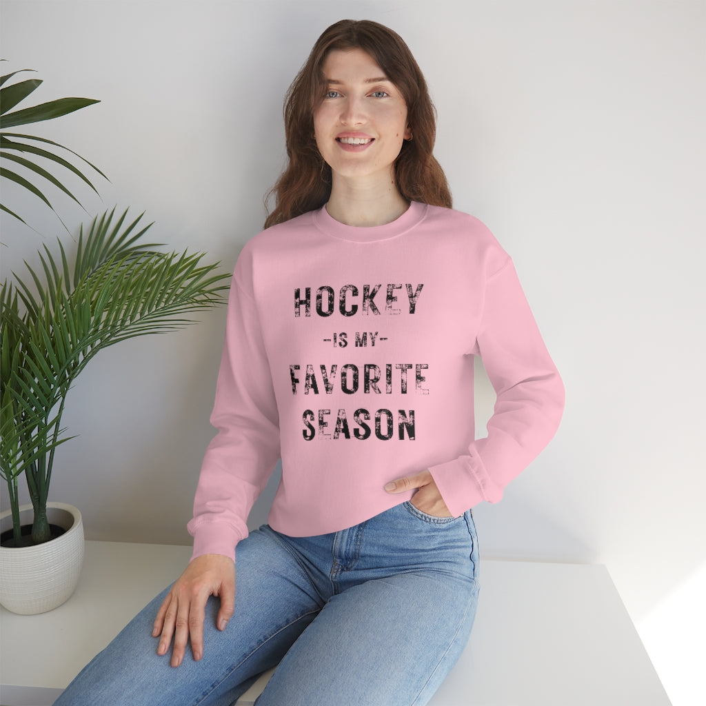 Hockey is my Favorite Season Sweatshirt, Hockey Sweatshirt, Vintage, Women's Hockey Sweatshirt, Sports, Beer, Tailgating, Wine, Sunday NHL