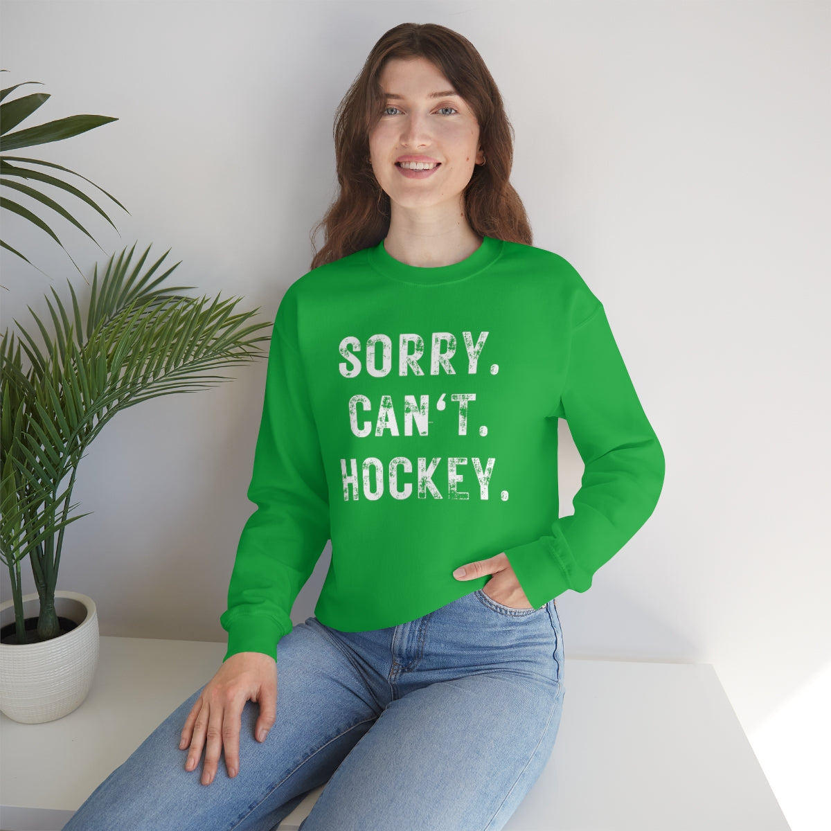 Hockey Season Funny Sweatshirt | Hockey Mom Shirt | Hockey Sweatshirt | Hockey Gifts | Sweaters for Women | Hockey Art