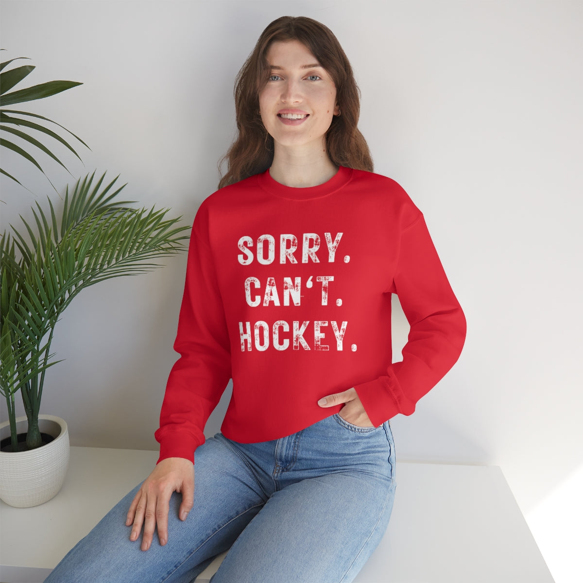 Hockey Season Funny Sweatshirt | Hockey Mom Shirt | Hockey Sweatshirt | Hockey Gifts | Sweaters for Women | Hockey Art