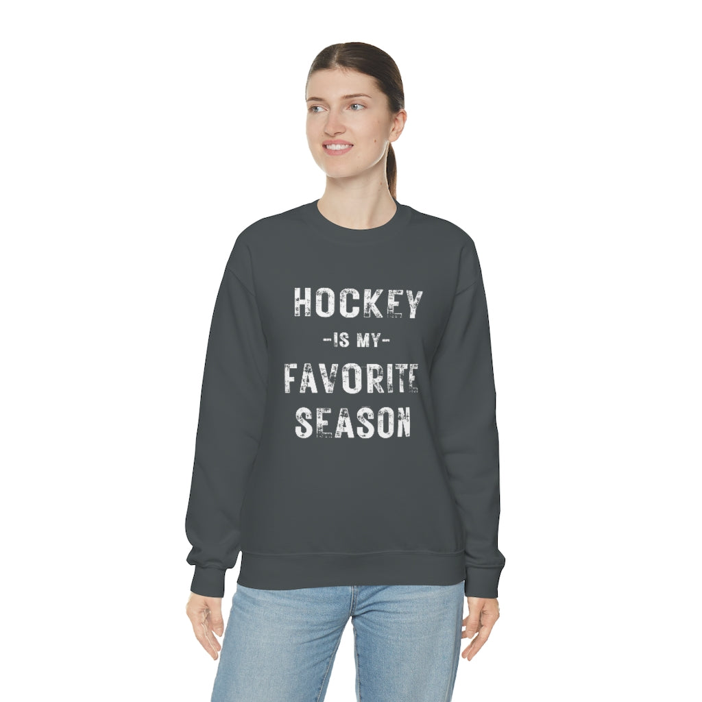 Hockey is my Favorite Season Sweatshirt, Hockey Sweatshirt, Vintage, Women's Hockey Sweatshirt, Sports, Beer, Tailgating, Wine, NHL