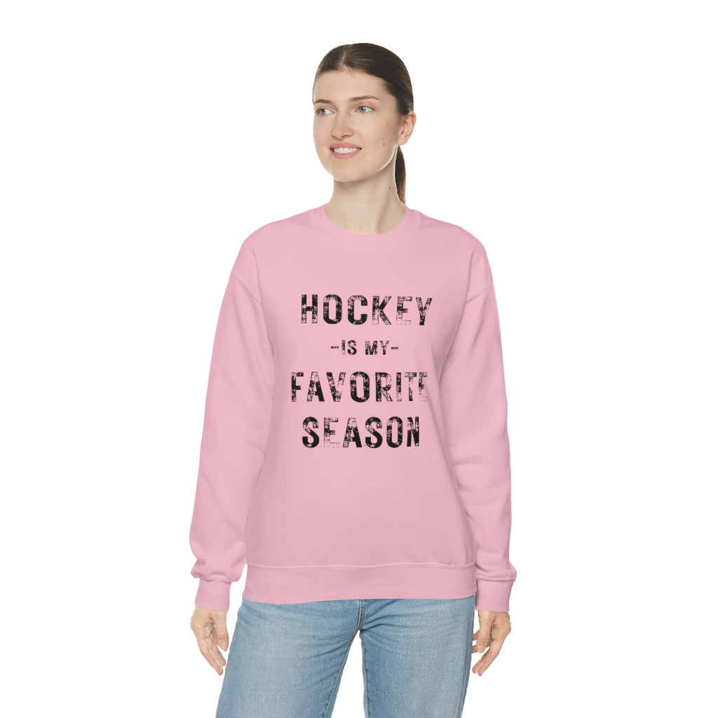 Hockey is my Favorite Season Sweatshirt, Hockey Sweatshirt, Vintage, Women's Hockey Sweatshirt, Sports, Beer, Tailgating, Wine, Sunday NHL