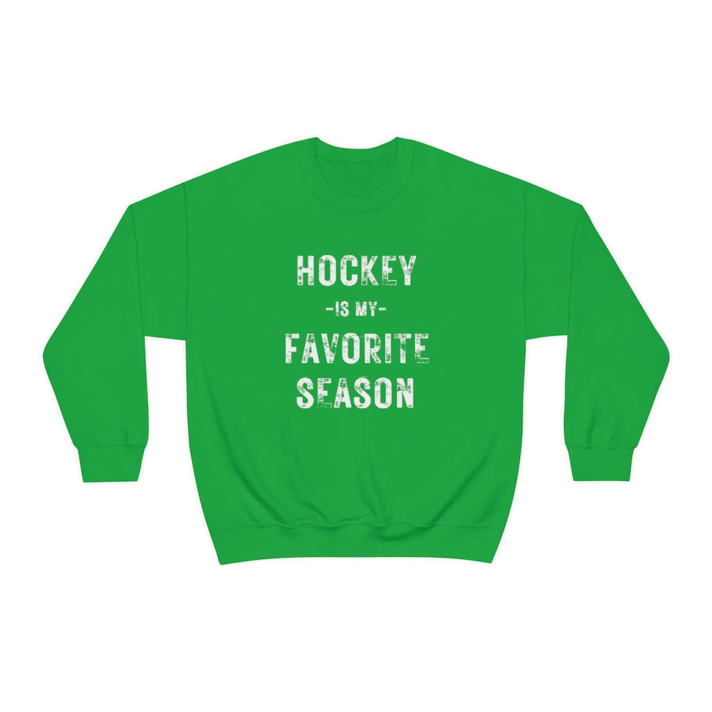 Hockey is my Favorite Season Sweatshirt, Hockey Sweatshirt, Vintage, Women's Hockey Sweatshirt, Sports, Beer, Tailgating, Wine, NHL