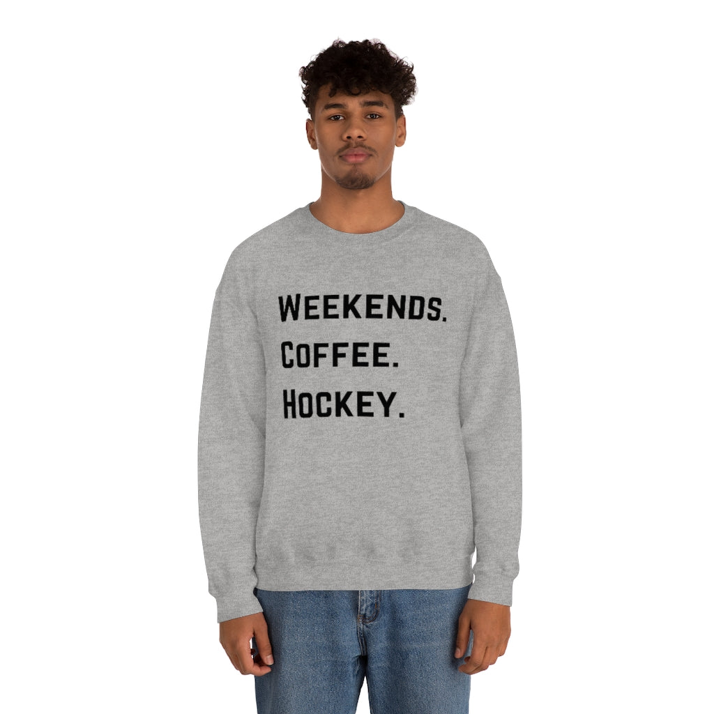 Weekends Coffee Hockey Mom Shirt, Hockey Sweatshirt, Vintage, Women's Hockey Sweatshirt, Sports, Beer, Tailgating, Wine,