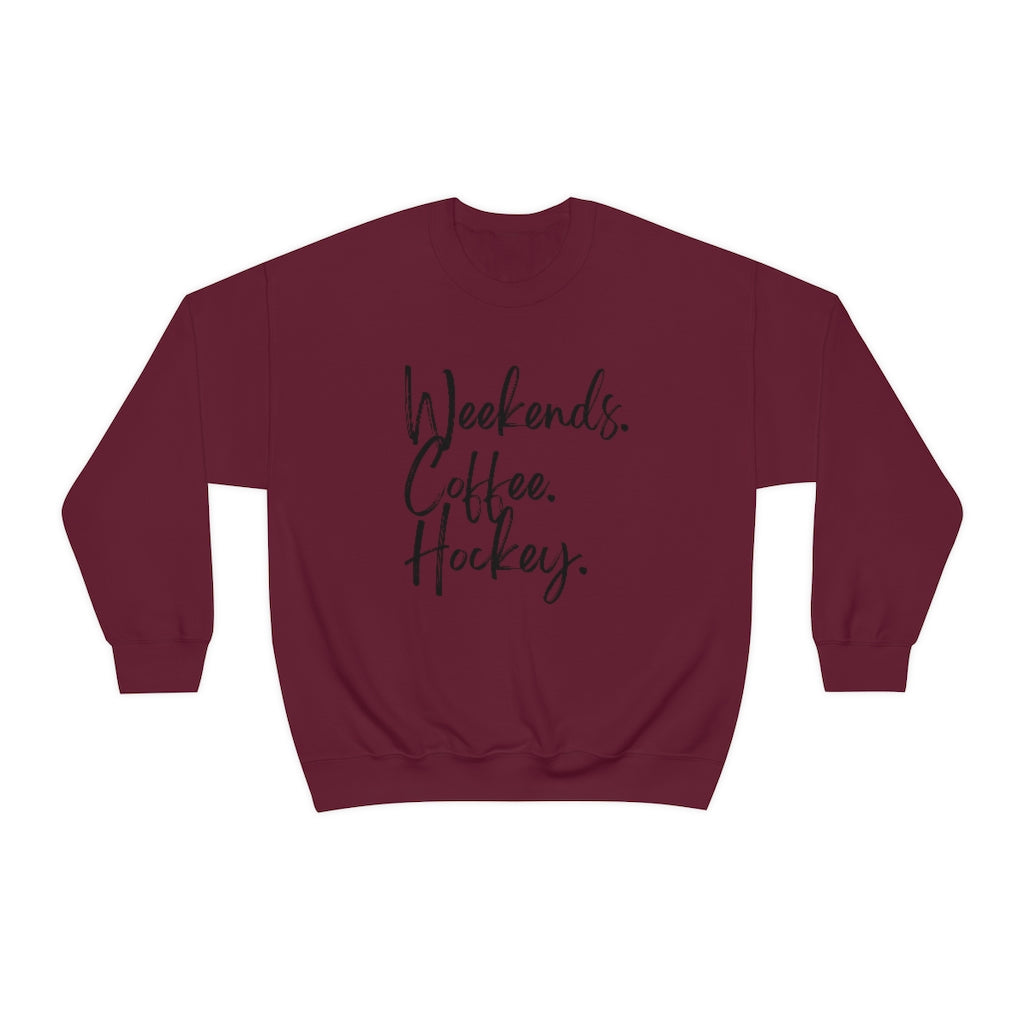 Copy of Weekends Coffee Hockey Mom Shirt, Hockey Sweatshirt, Vintage, Women's Hockey Sweatshirt, Sports, Beer, Tailgating, Wine,