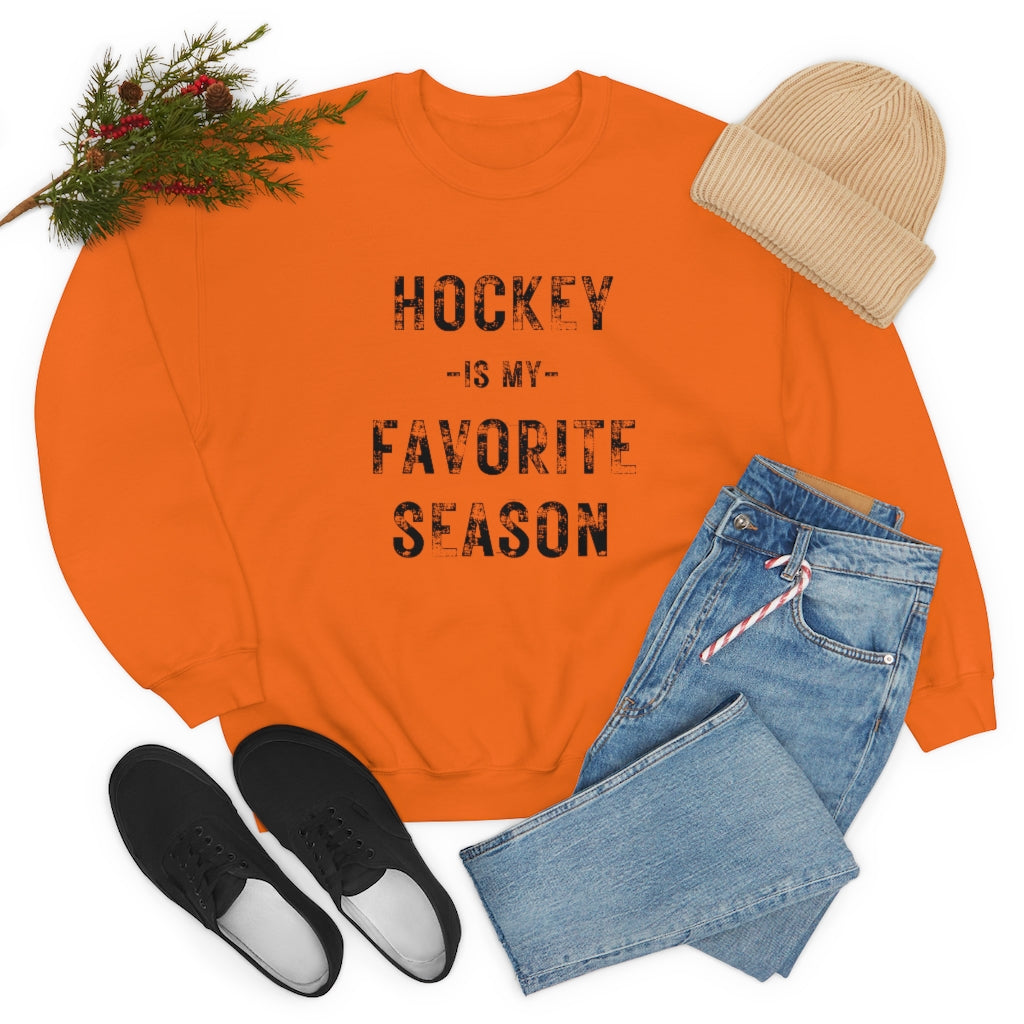 Hockey is my Favorite Season Sweatshirt, Hockey Sweatshirt, Vintage, Women's Hockey Sweatshirt, Sports, Beer, Tailgating, Wine, Sunday NHL