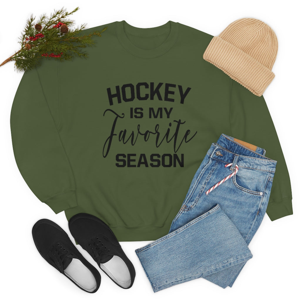 Hockey is my Favorite Season Sweatshirt, Hockey Sweatshirt, Vintage, Women's Hockey Sweatshirt, Sports, Beer, Tailgating, Wine, Sunday, NHL