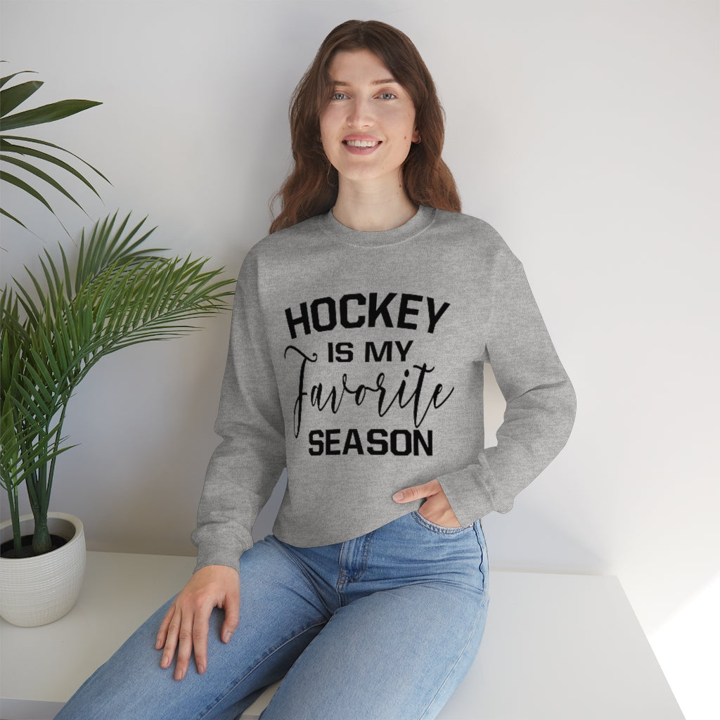 Hockey is my Favorite Season Sweatshirt, Hockey Sweatshirt, Vintage, Women's Hockey Sweatshirt, Sports, Beer, Tailgating, Wine, Sunday, NHL