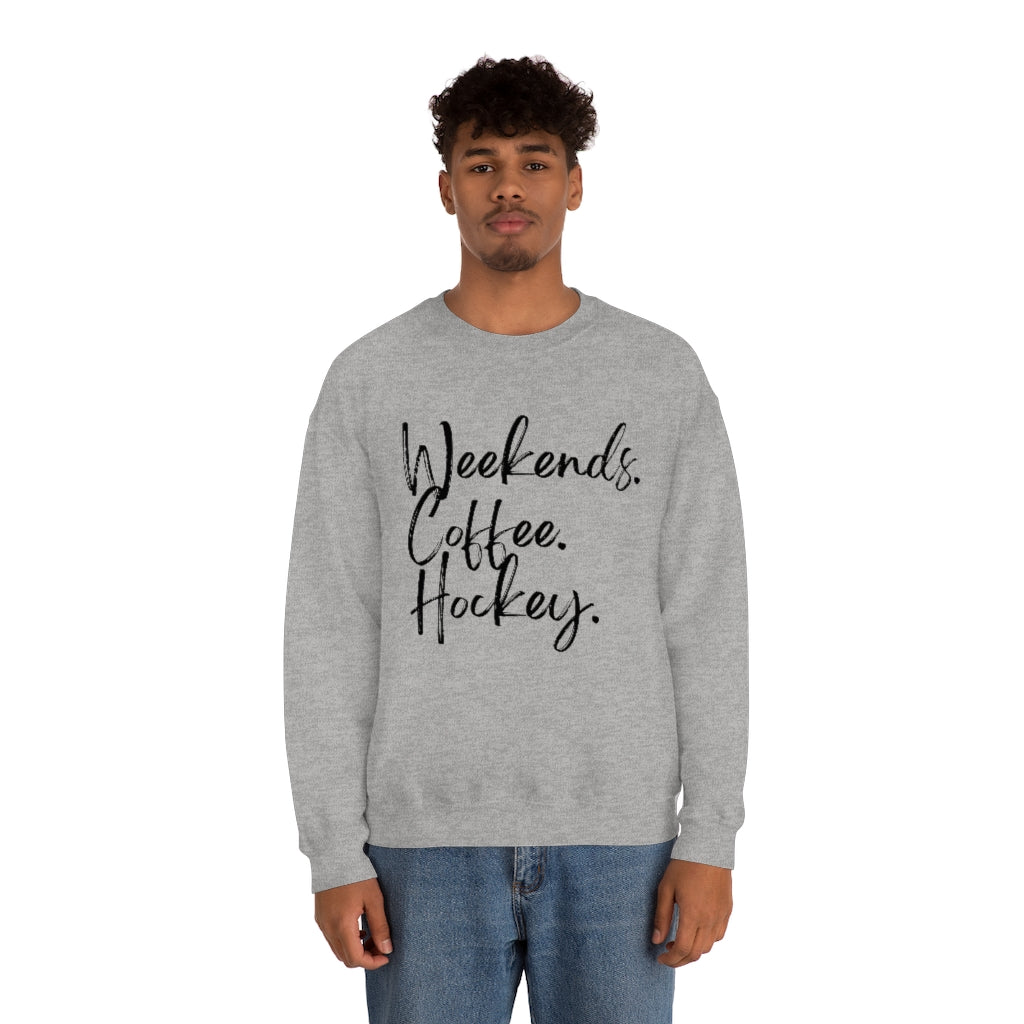 Weekends Coffee Hockey Mom Shirt, Hockey Sweatshirt, Vintage, Women's Hockey Sweatshirt, Sports, Beer, Tailgating, Wine,