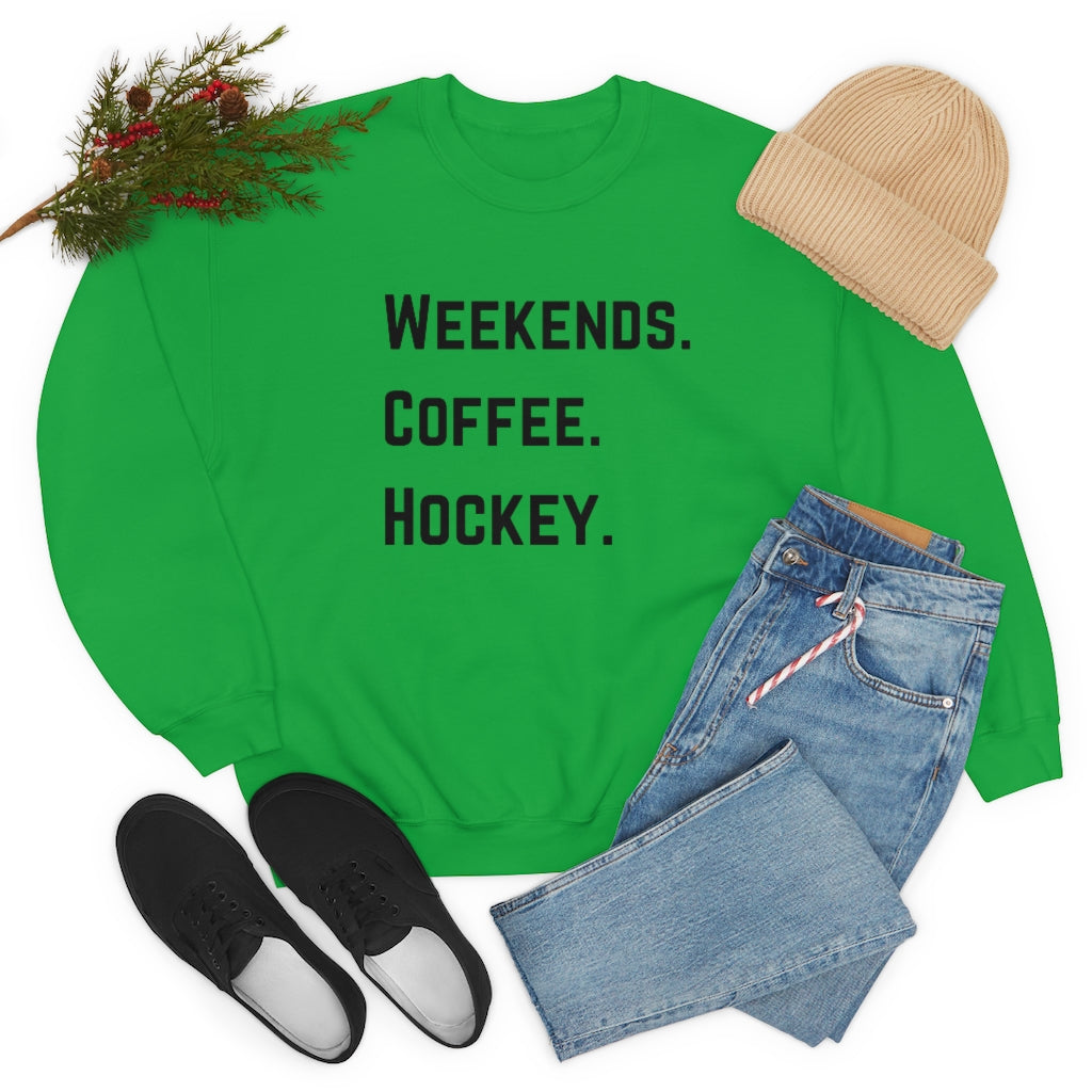 Weekends Coffee Hockey Mom Shirt, Hockey Sweatshirt, Vintage, Women's Hockey Sweatshirt, Sports, Beer, Tailgating, Wine,