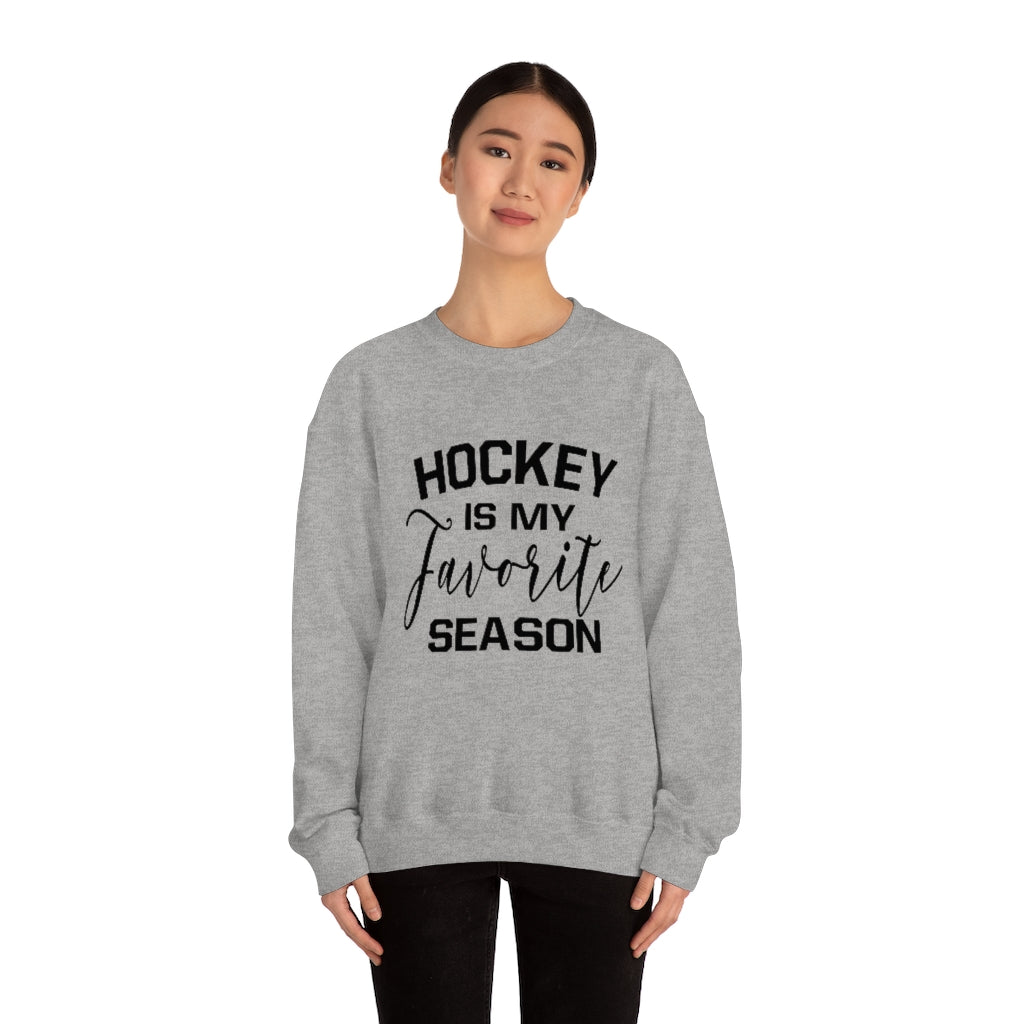 Hockey is my Favorite Season Sweatshirt, Hockey Sweatshirt, Vintage, Women's Hockey Sweatshirt, Sports, Beer, Tailgating, Wine, Sunday, NHL