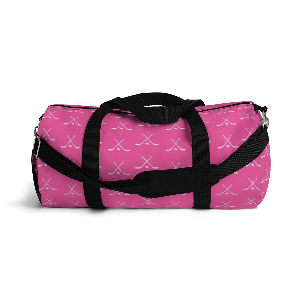 Hockey Gym Bag | Hockey Duffle Bag | Hockey Team Bags | Hockey Player Gift Pink and White, Girl Hockey Gift, Hockey Gifts for Girls