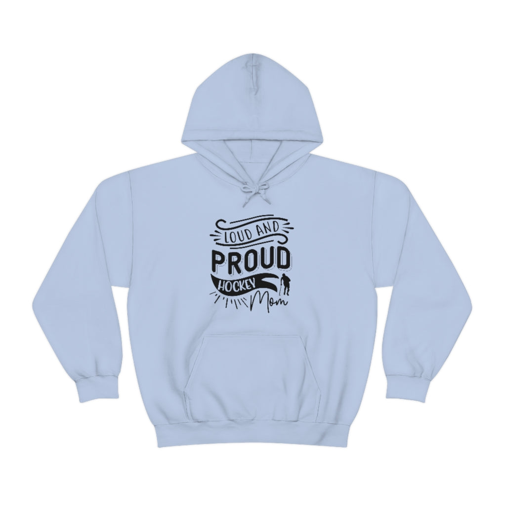 Loud and Proud Hockey Mom Gifts: Only Thing Tougher Than a Hockey Player Retro Vintage Unisex Heavy Blend Hooded Sweatshirt