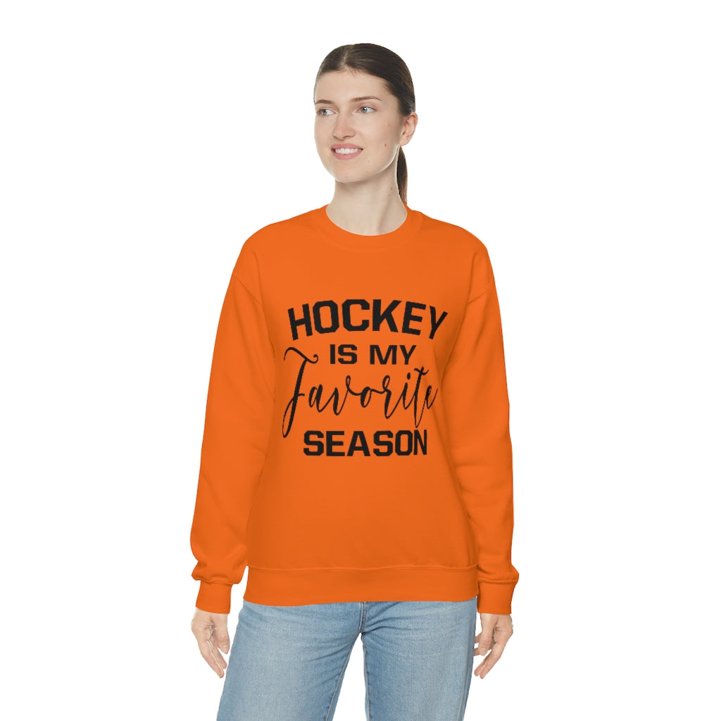 Hockey is my Favorite Season Sweatshirt, Hockey Sweatshirt, Vintage, Women's Hockey Sweatshirt, Sports, Beer, Tailgating, Wine, Sunday, NHL