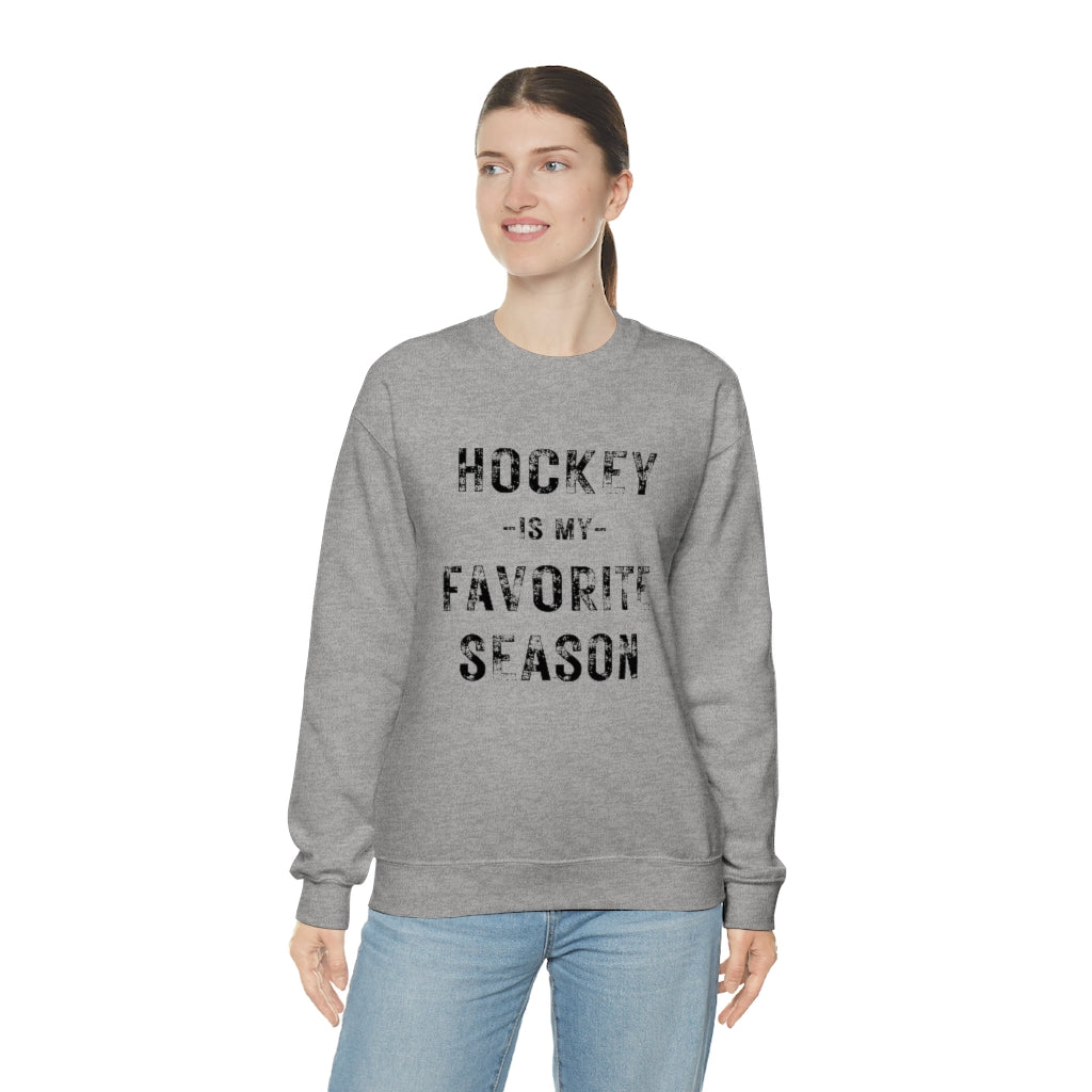 Hockey is my Favorite Season Sweatshirt, Hockey Sweatshirt, Vintage, Women's Hockey Sweatshirt, Sports, Beer, Tailgating, Wine, Sunday NHL