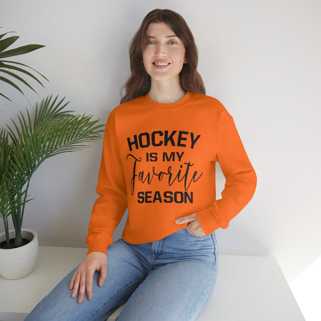 Hockey is my Favorite Season Sweatshirt, Hockey Sweatshirt, Vintage, Women's Hockey Sweatshirt, Sports, Beer, Tailgating, Wine, Sunday, NHL