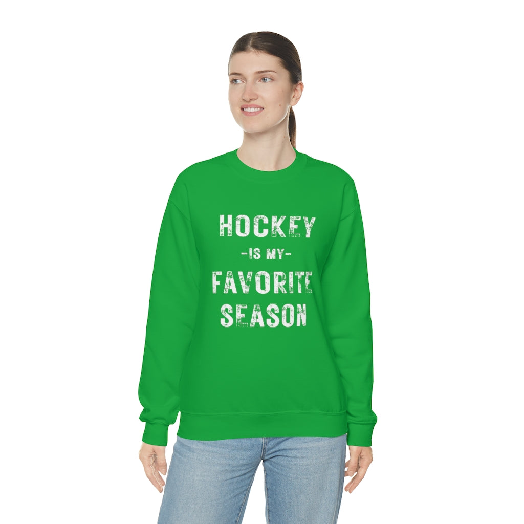 Hockey is my Favorite Season Sweatshirt, Hockey Sweatshirt, Vintage, Women's Hockey Sweatshirt, Sports, Beer, Tailgating, Wine, NHL