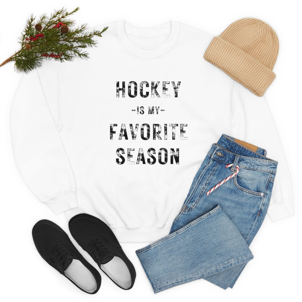 Hockey is my Favorite Season Sweatshirt, Hockey Sweatshirt, Vintage, Women's Hockey Sweatshirt, Sports, Beer, Tailgating, Wine, Sunday NHL