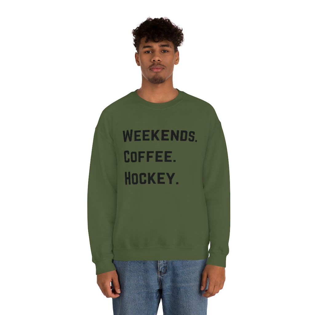 Weekends Coffee Hockey Mom Shirt, Hockey Sweatshirt, Vintage, Women's Hockey Sweatshirt, Sports, Beer, Tailgating, Wine, NHL