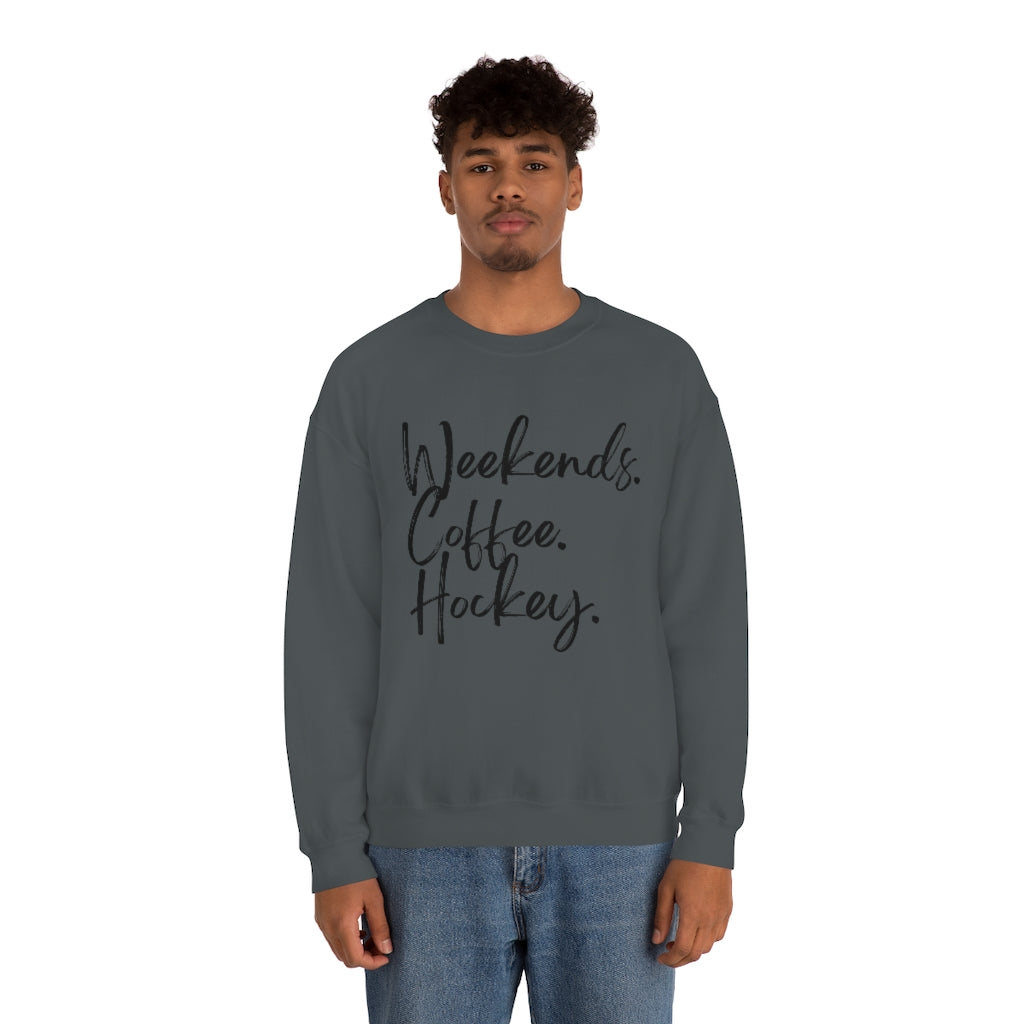 Weekends Coffee Hockey Mom Shirt, Hockey Sweatshirt, Vintage, Women's Hockey Sweatshirt, Sports, Beer, Tailgating, Wine,