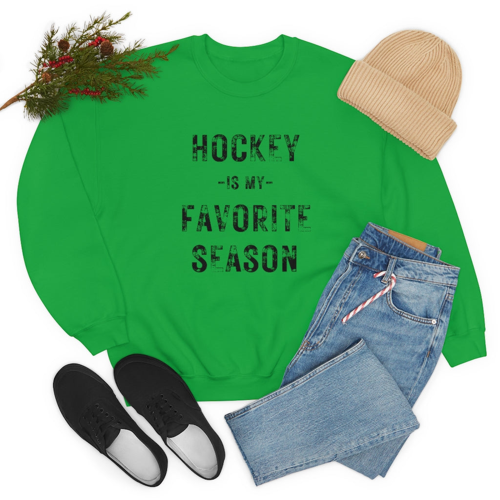 Hockey is my Favorite Season Sweatshirt, Hockey Sweatshirt, Vintage, Women's Hockey Sweatshirt, Sports, Beer, Tailgating, Wine, Sunday NHL