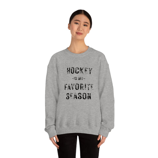 Hockey is my Favorite Season Sweatshirt, Hockey Sweatshirt, Vintage, Women's Hockey Sweatshirt, Sports, Beer, Tailgating, Wine, Sunday NHL