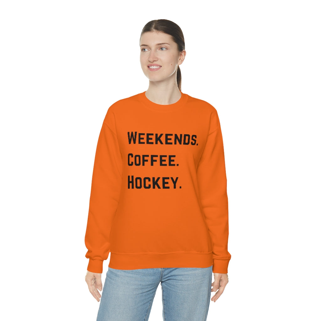 Weekends Coffee Hockey Mom Shirt, Hockey Sweatshirt, Vintage, Women's Hockey Sweatshirt, Sports, Beer, Tailgating, Wine, NHL