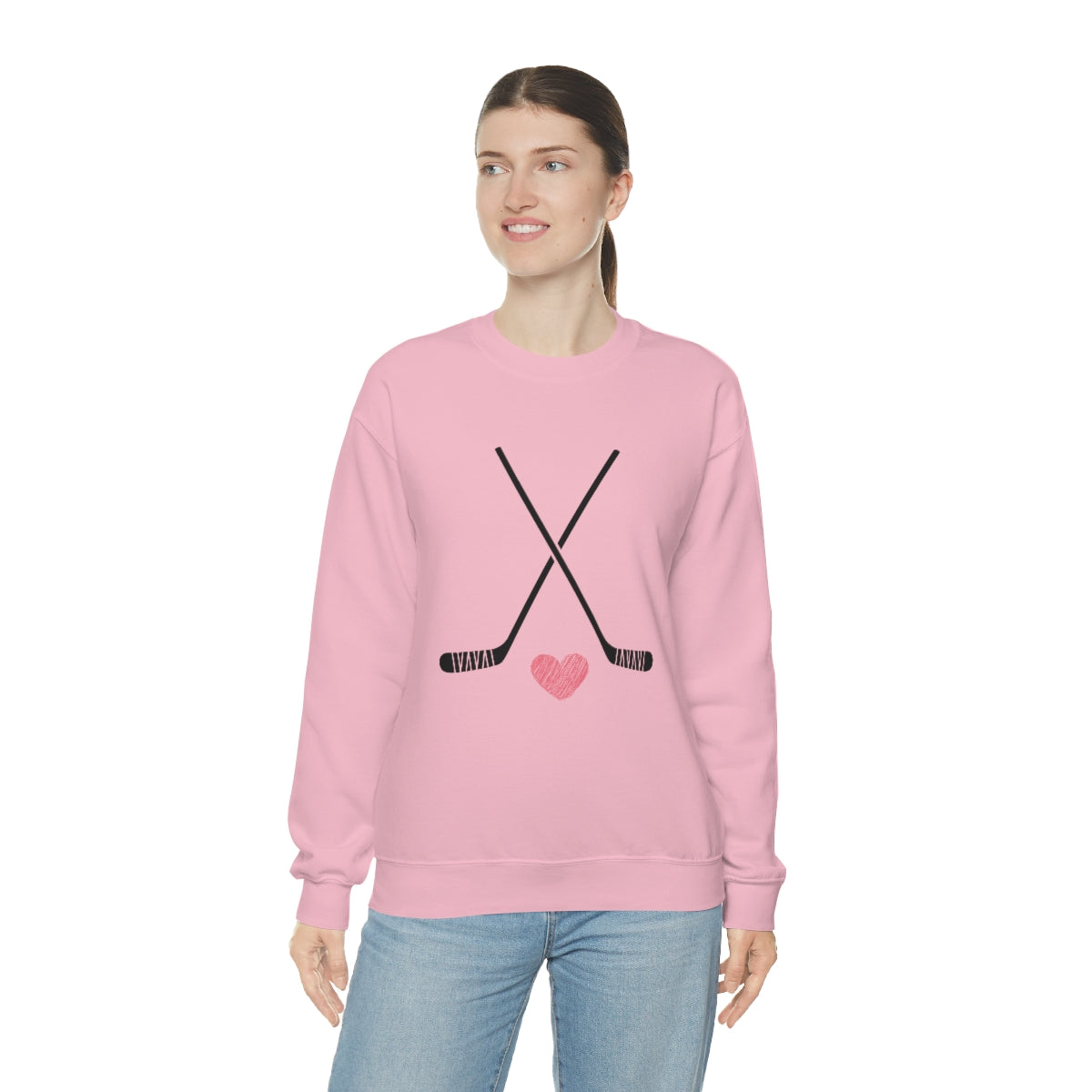 Hockey SweatShirt | Hockey Mom Shirt | Hockey Sweatshirt | SweatShirt Women | Hockey Gifts | Sweaters for Women | Hockey Art