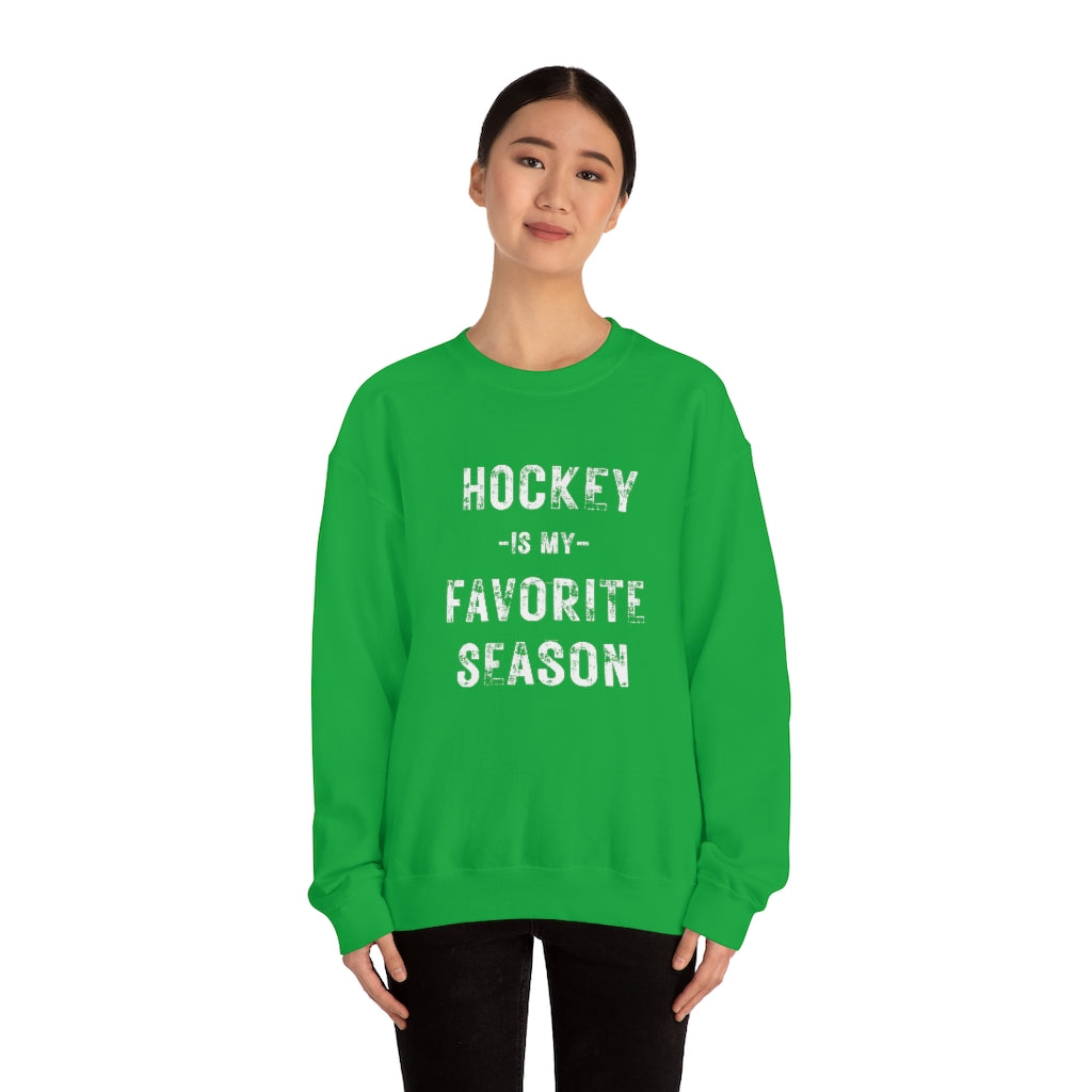 Hockey is my Favorite Season Sweatshirt, Hockey Sweatshirt, Vintage, Women's Hockey Sweatshirt, Sports, Beer, Tailgating, Wine, NHL