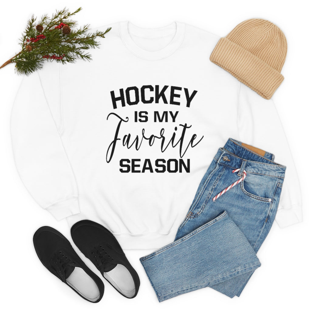 Hockey is my Favorite Season Sweatshirt, Hockey Sweatshirt, Vintage, Women's Hockey Sweatshirt, Sports, Beer, Tailgating, Wine, Sunday, NHL