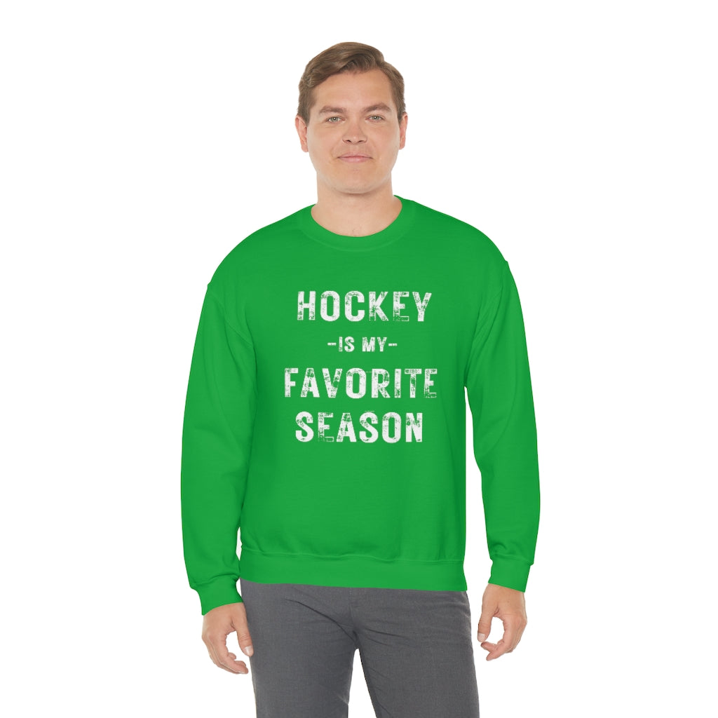 Hockey is my Favorite Season Sweatshirt, Hockey Sweatshirt, Vintage, Women's Hockey Sweatshirt, Sports, Beer, Tailgating, Wine, NHL