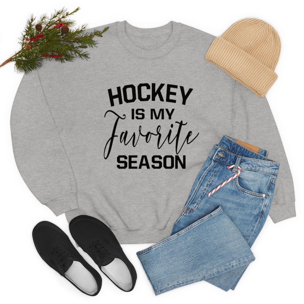 Hockey is my Favorite Season Sweatshirt, Hockey Sweatshirt, Vintage, Women's Hockey Sweatshirt, Sports, Beer, Tailgating, Wine, Sunday, NHL