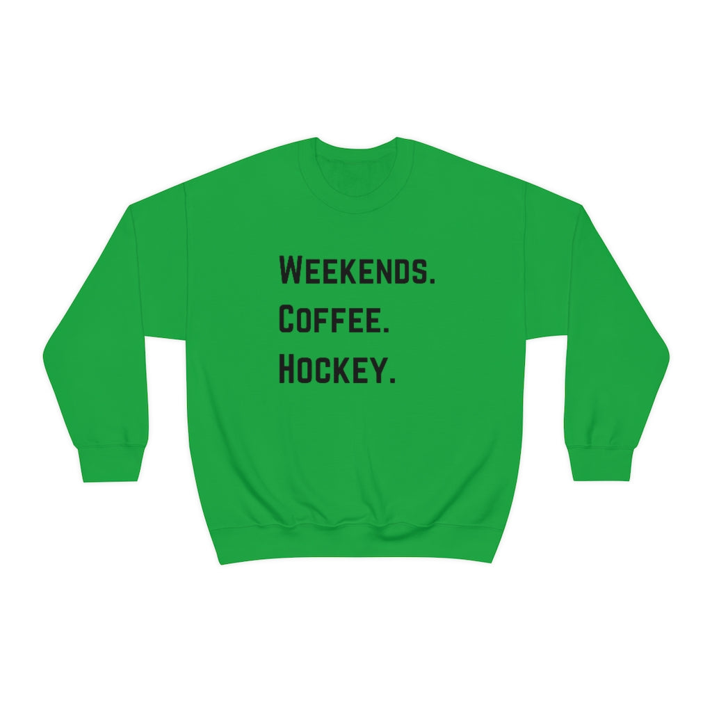 Weekends Coffee Hockey Mom Shirt, Hockey Sweatshirt, Vintage, Women's Hockey Sweatshirt, Sports, Beer, Tailgating, Wine, NHL